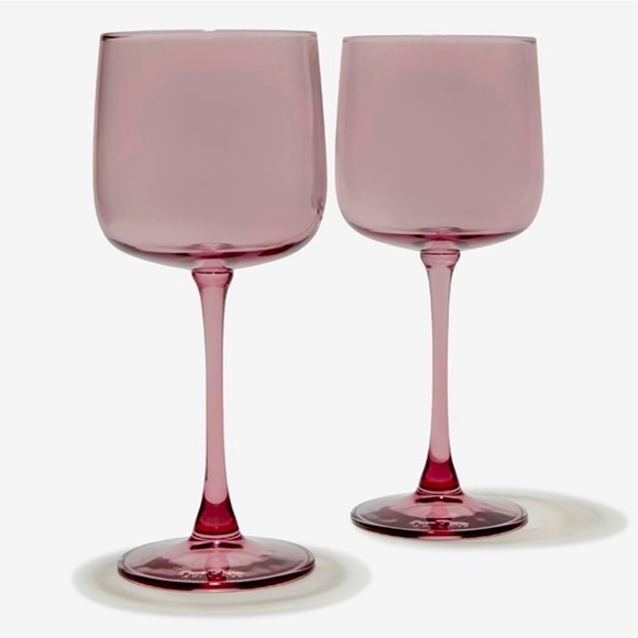 Our Place Dining Rose Tinted Wine Glasses Pair By Our Place Poshmark